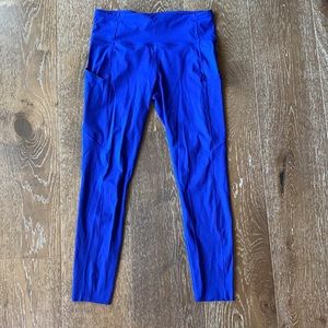 Lululemon Fast & Free Leggings - Jet Stream Size 8